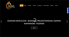 Desktop Screenshot of kominki-ratajczak.pl